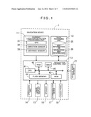 NAVIGATION DEVICE, NAVIGATION METHOD, AND PROGRAM diagram and image