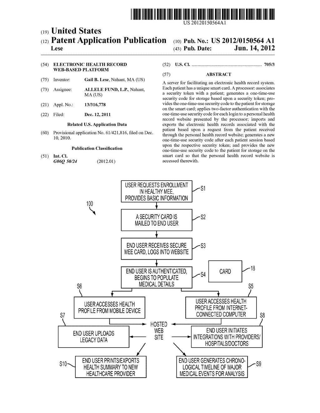 ELECTRONIC HEALTH RECORD WEB-BASED PLATFORM - diagram, schematic, and image 01