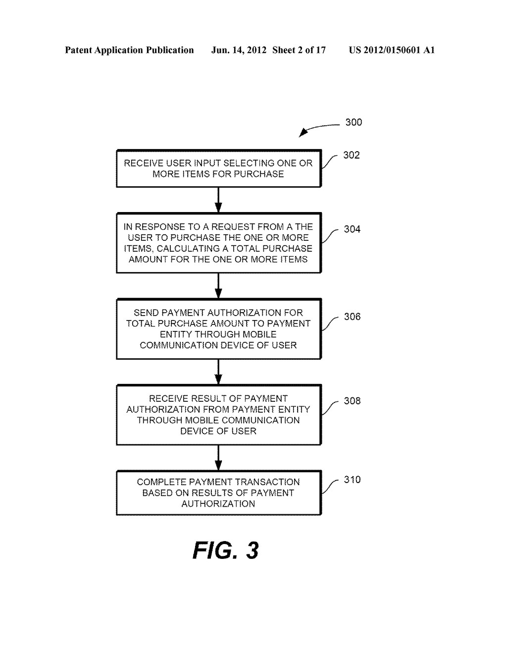 SINGLE TAP TRANSACTIONS USING AN NFC ENABLED MOBILE DEVICE - diagram, schematic, and image 03