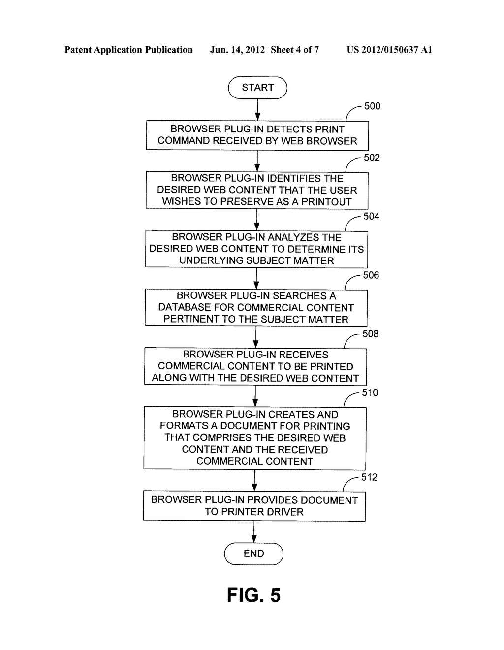 Systems and Methods for Adding Commercial Content to Printouts - diagram, schematic, and image 05