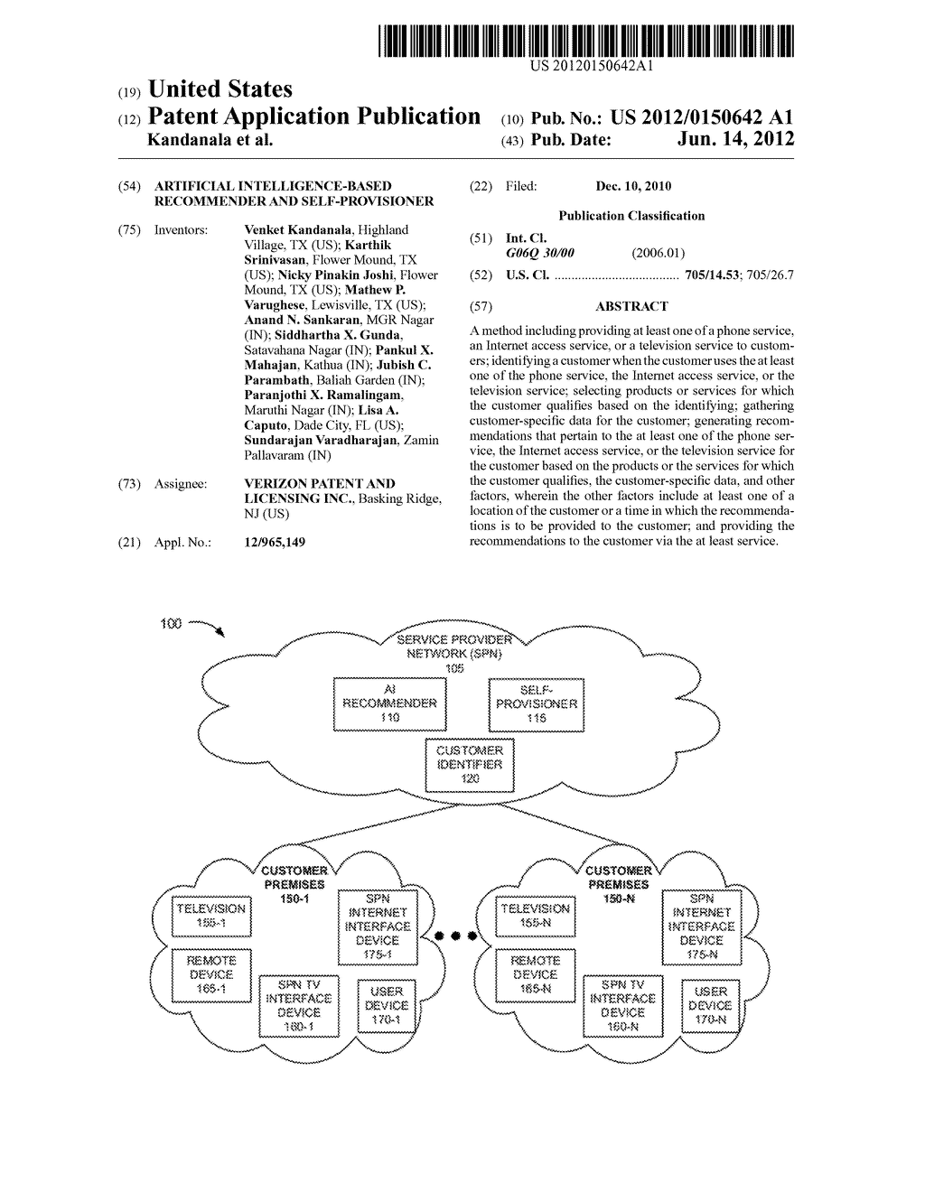 ARTIFICIAL INTELLIGENCE-BASED RECOMMENDER AND SELF-PROVISIONER - diagram, schematic, and image 01