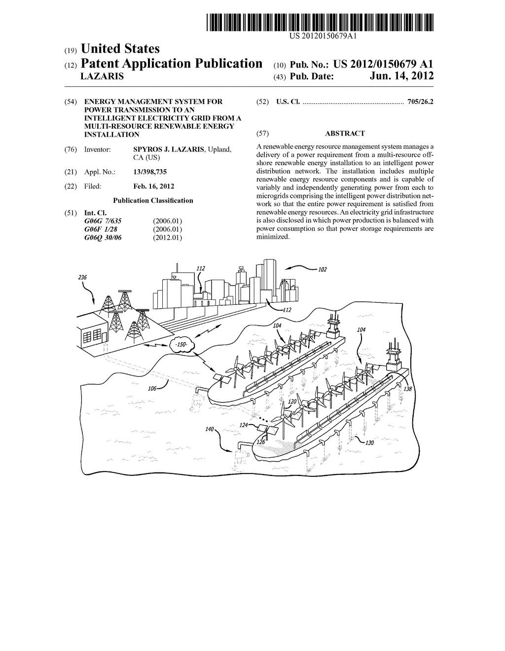 ENERGY MANAGEMENT SYSTEM FOR POWER TRANSMISSION TO AN INTELLIGENT     ELECTRICITY GRID FROM A MULTI-RESOURCE RENEWABLE ENERGY INSTALLATION - diagram, schematic, and image 01