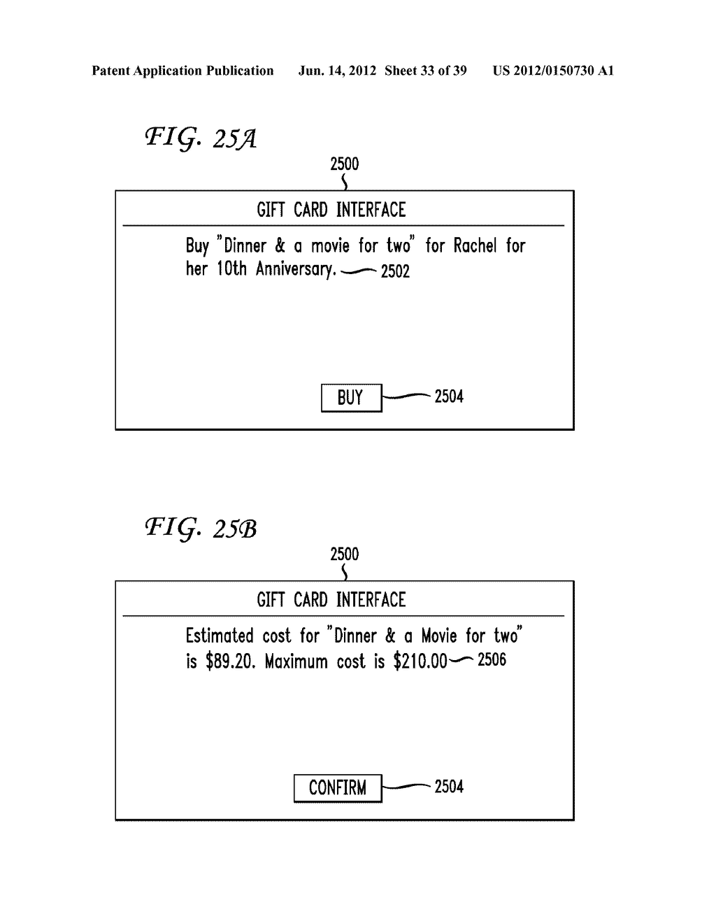 SYSTEM AND METHOD FOR PROCESSING GROUP GIFT CARDS - diagram, schematic, and image 34