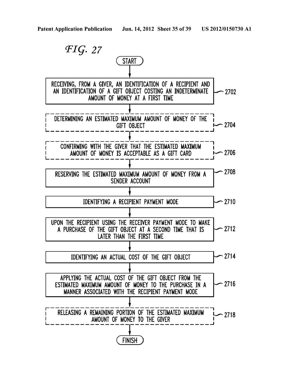 SYSTEM AND METHOD FOR PROCESSING GROUP GIFT CARDS - diagram, schematic, and image 36