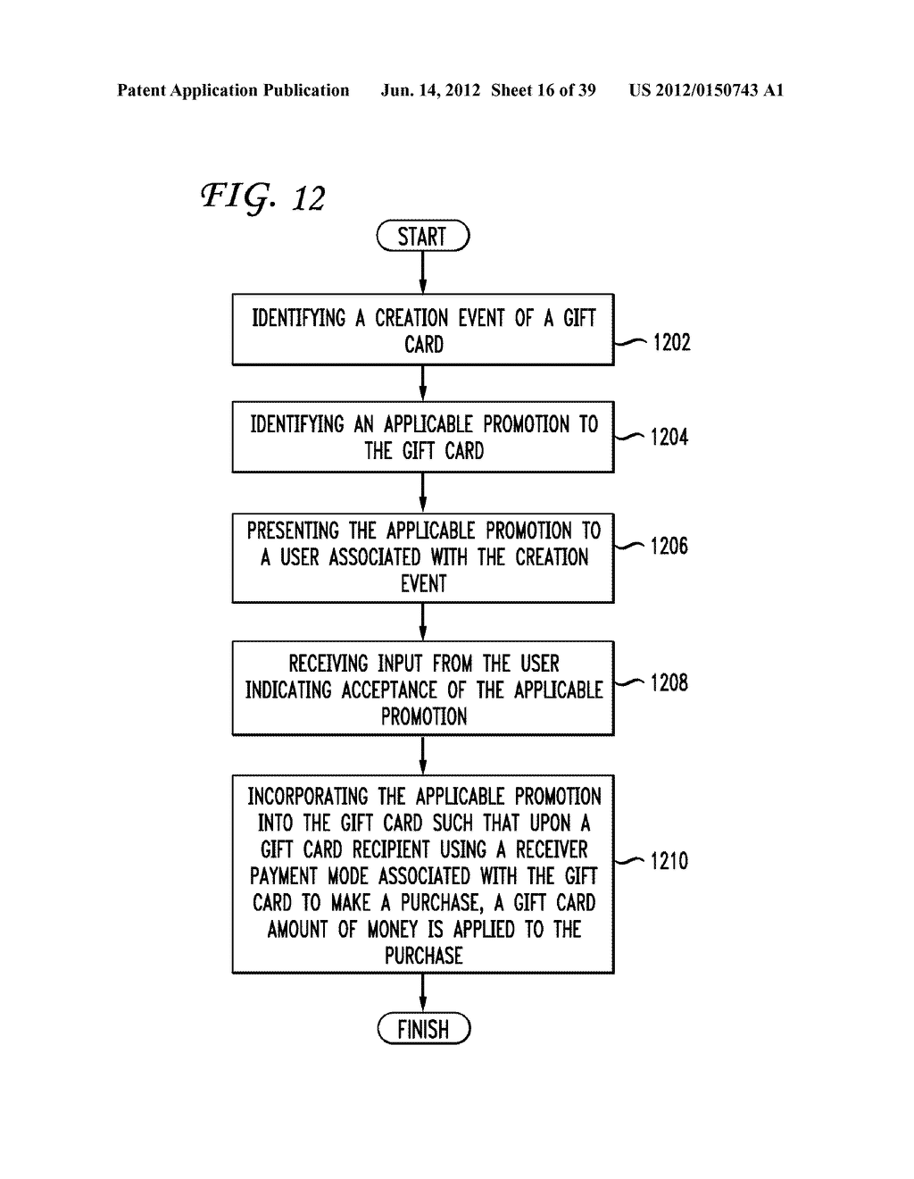 SYSTEM AND METHOD FOR TRANSFERRING REDEMPTION RIGHTS TO GIFT CARDS - diagram, schematic, and image 17