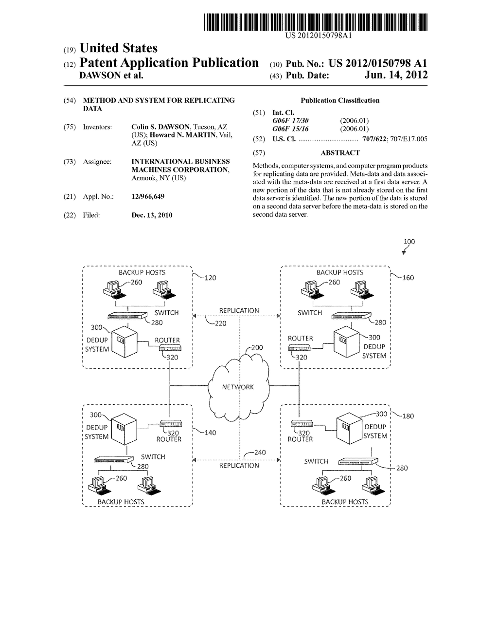 METHOD AND SYSTEM FOR REPLICATING DATA - diagram, schematic, and image 01