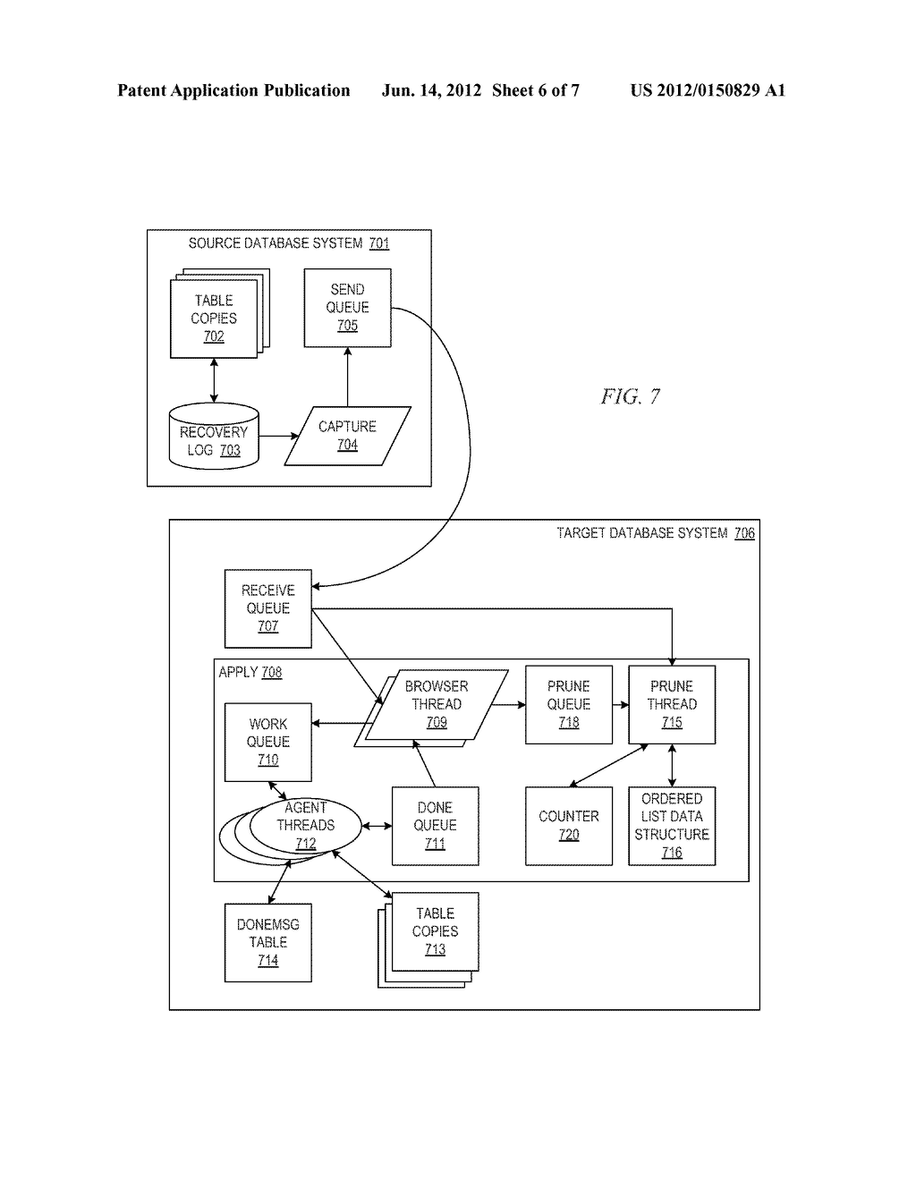 Asynchronous Deletion of a Range of Messages Processed by a Parallel     Database Replication Apply Process - diagram, schematic, and image 07