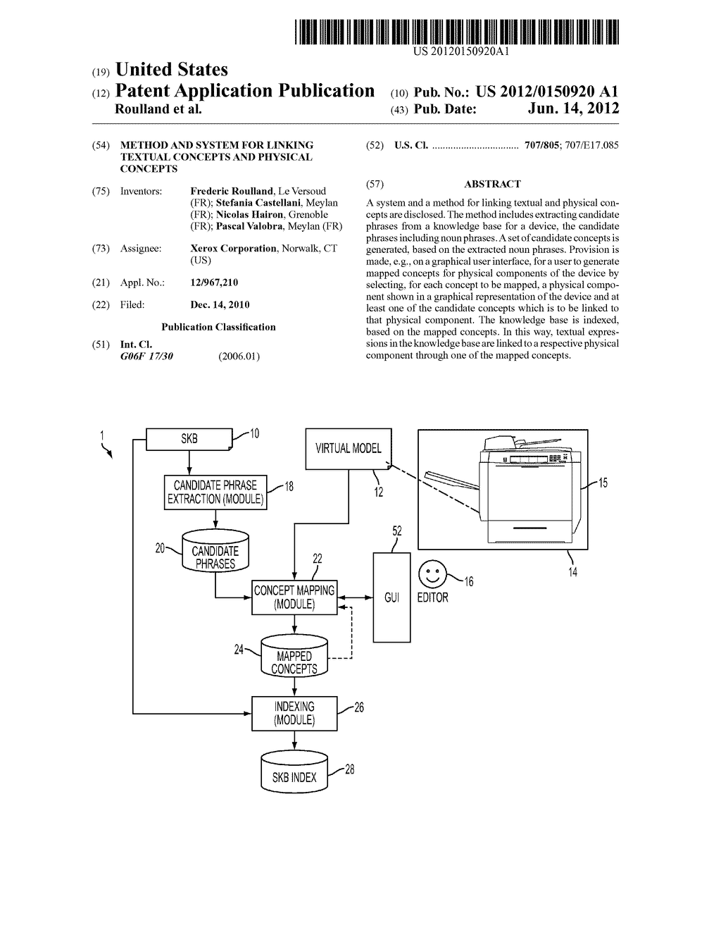 METHOD AND SYSTEM FOR LINKING TEXTUAL CONCEPTS AND PHYSICAL CONCEPTS - diagram, schematic, and image 01