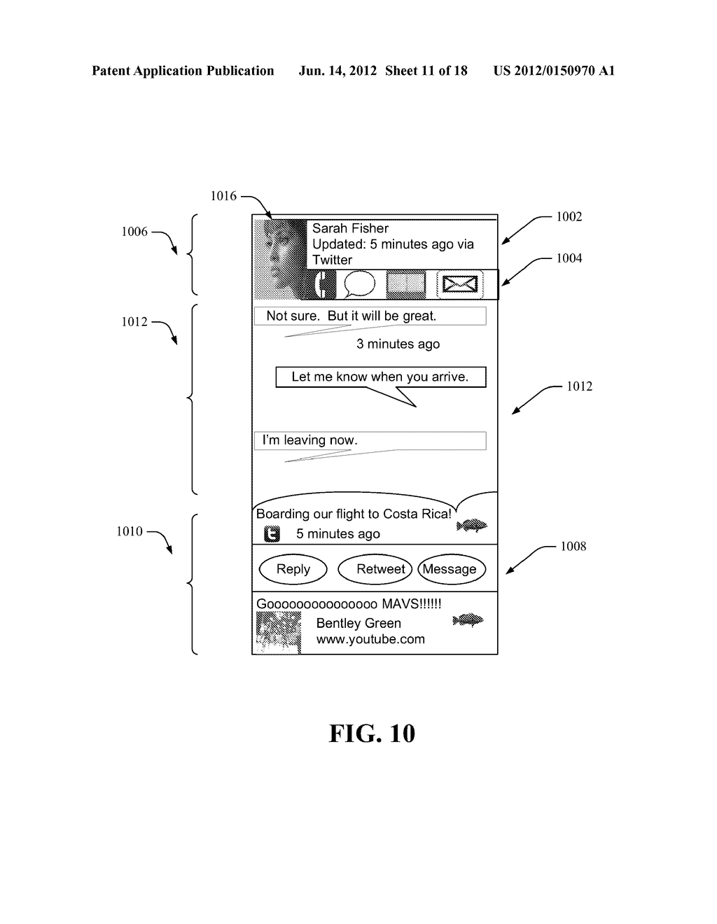 SYSTEMS, APPARATUS AND METHODS FOR FACILITATING DISPLAY AND MANAGEMENT OF     INFORMATION FOR COMMUNICATION DEVICES - diagram, schematic, and image 12