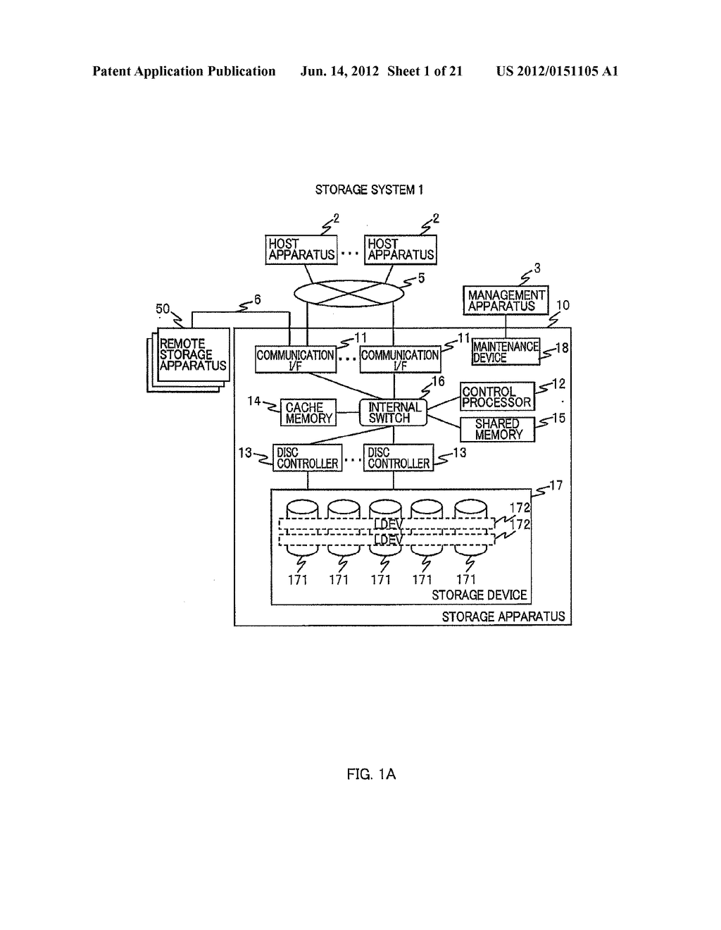 METHOD OF SETTING COMMUNICATION PATH IN STORAGE SYSTEM, AND MANAGEMENT     APPARATUS THEREFOR - diagram, schematic, and image 02