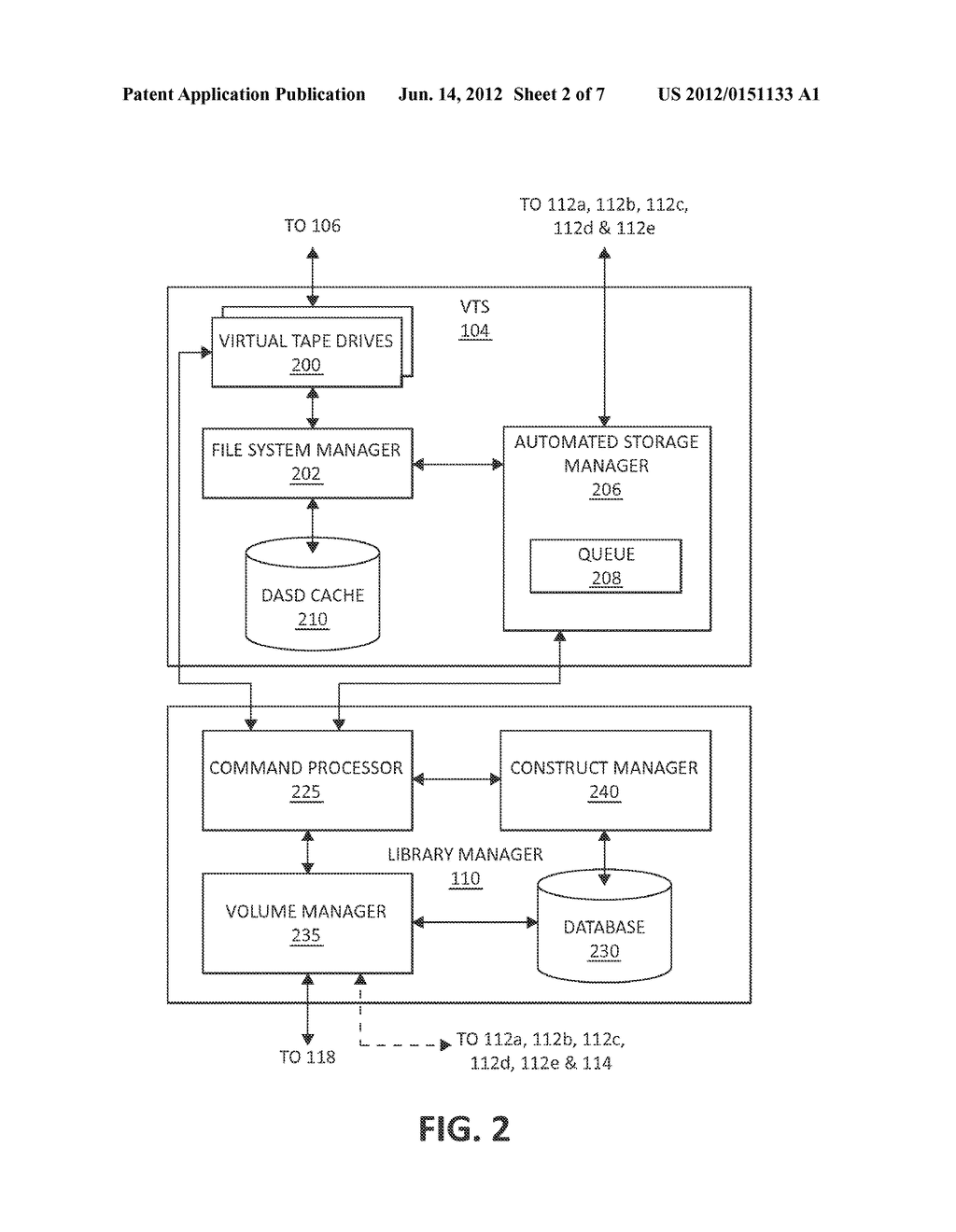 SAVING LOG DATA USING A DISK SYSTEM AS PRIMARY CACHE AND A TAPE LIBRARY AS     SECONDARY CACHE - diagram, schematic, and image 03