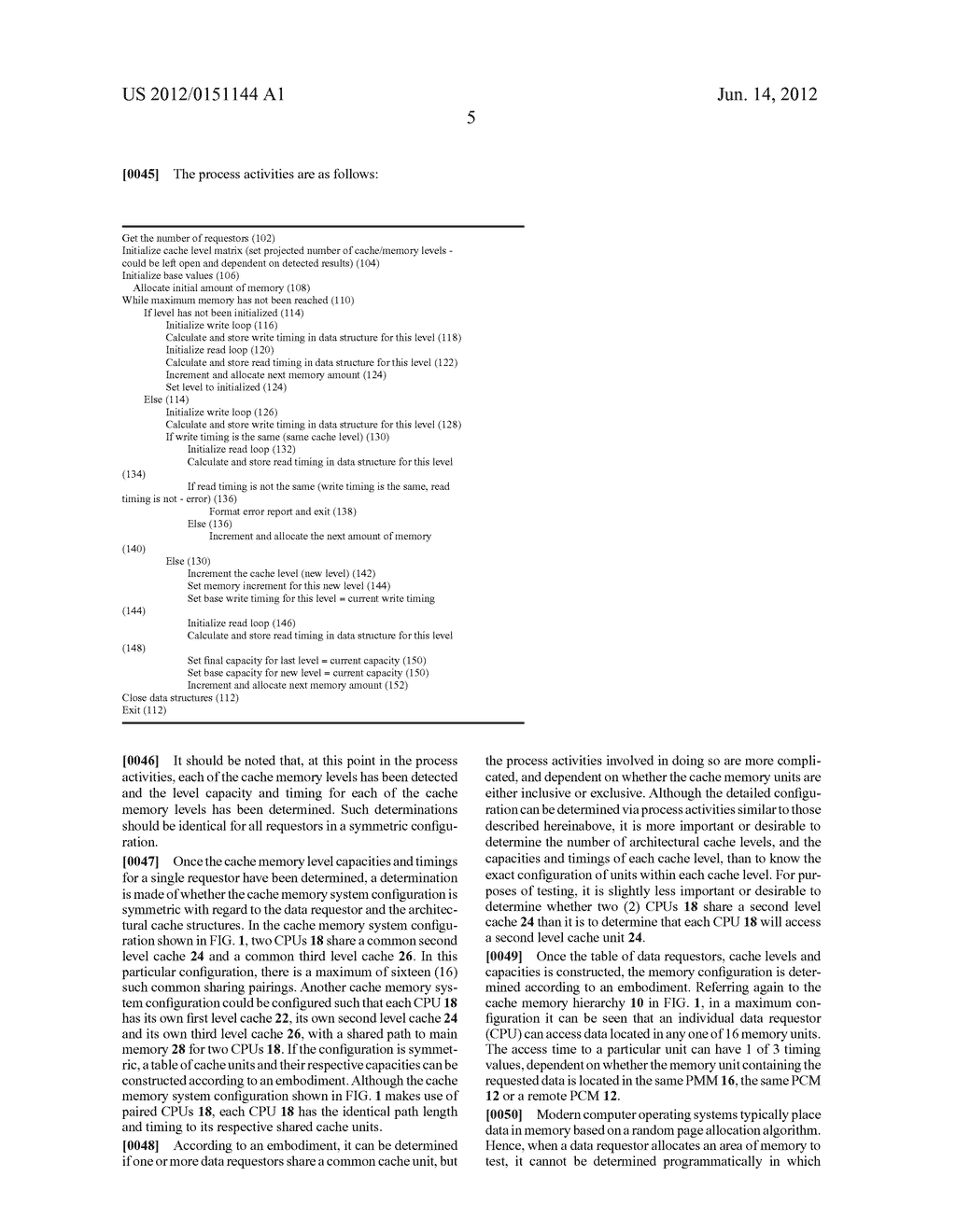 METHOD AND SYSTEM FOR DETERMINING A CACHE MEMORY CONFIGURATION FOR TESTING - diagram, schematic, and image 13