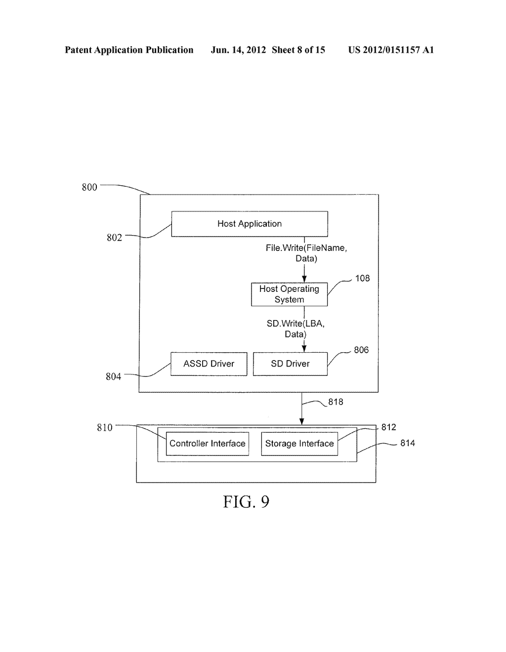 METHOD AND SYSTEM FOR HIJACKING WRITES TO A NON-VOLATILE MEMORY - diagram, schematic, and image 09