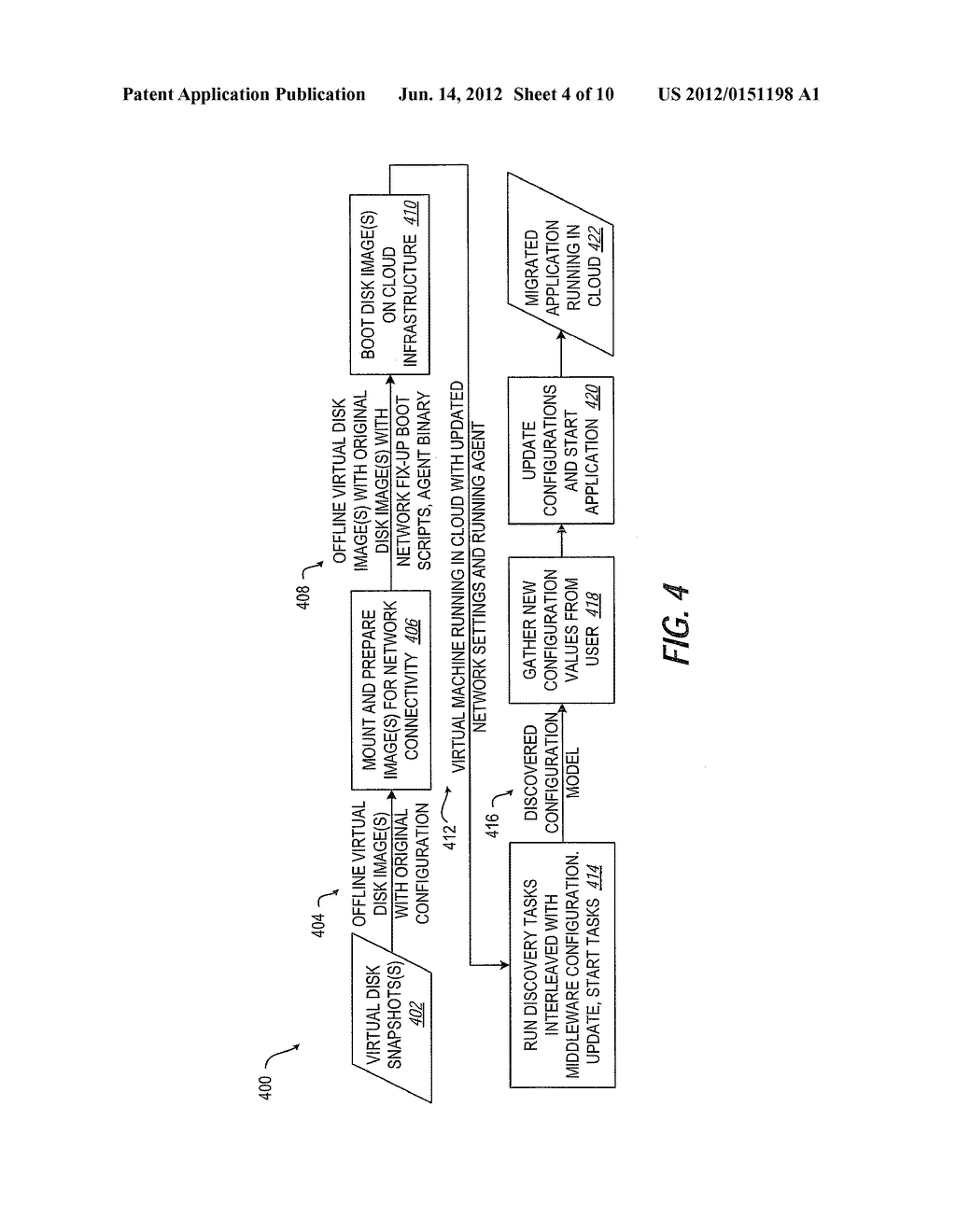 System and Method for Instantiation of Distributed Applications from Disk     Snapshots - diagram, schematic, and image 05