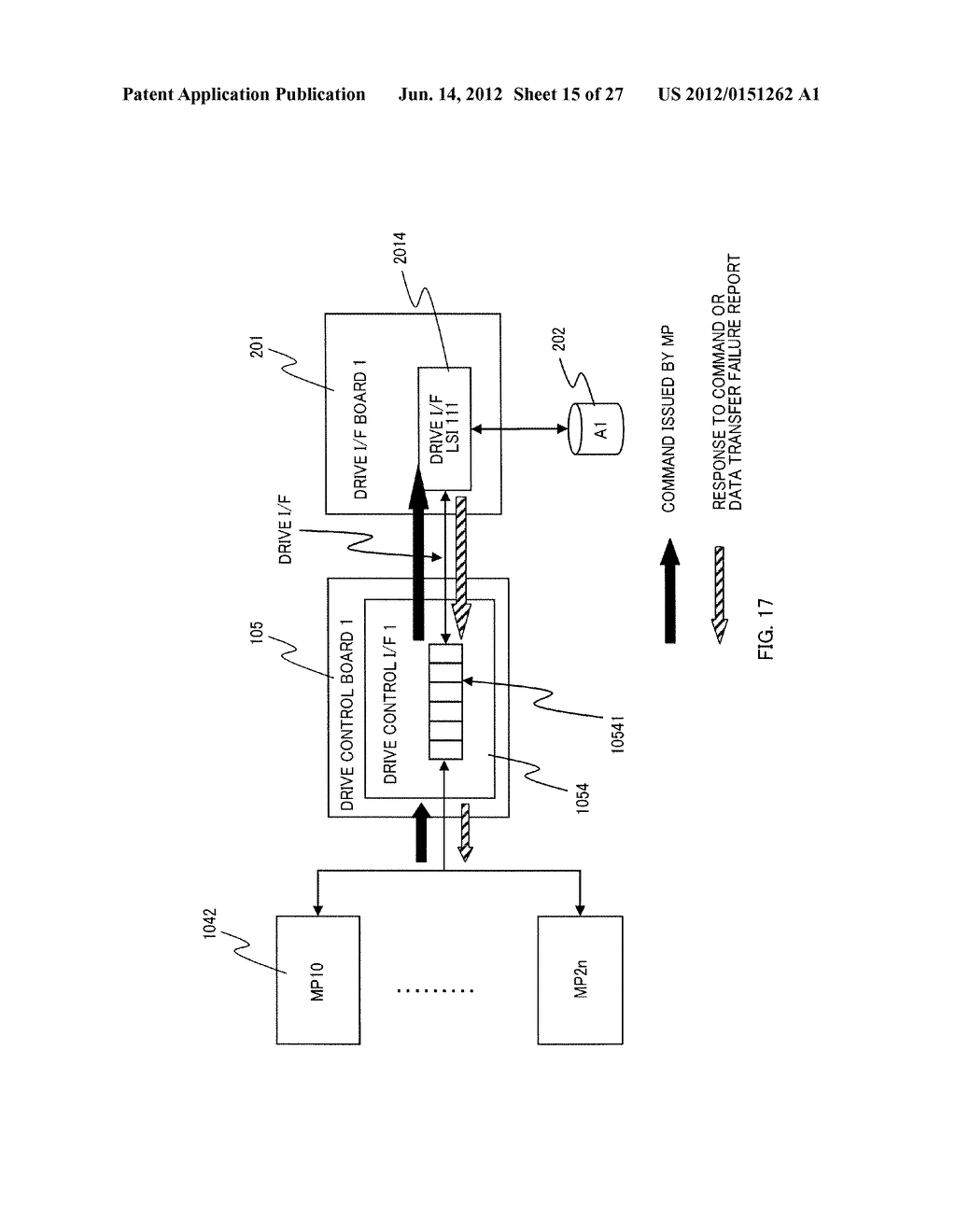 STORAGE APPARATUS AND METHOD OF DETECTING POWER FAILURE IN STORAGE     APPARATUS - diagram, schematic, and image 16