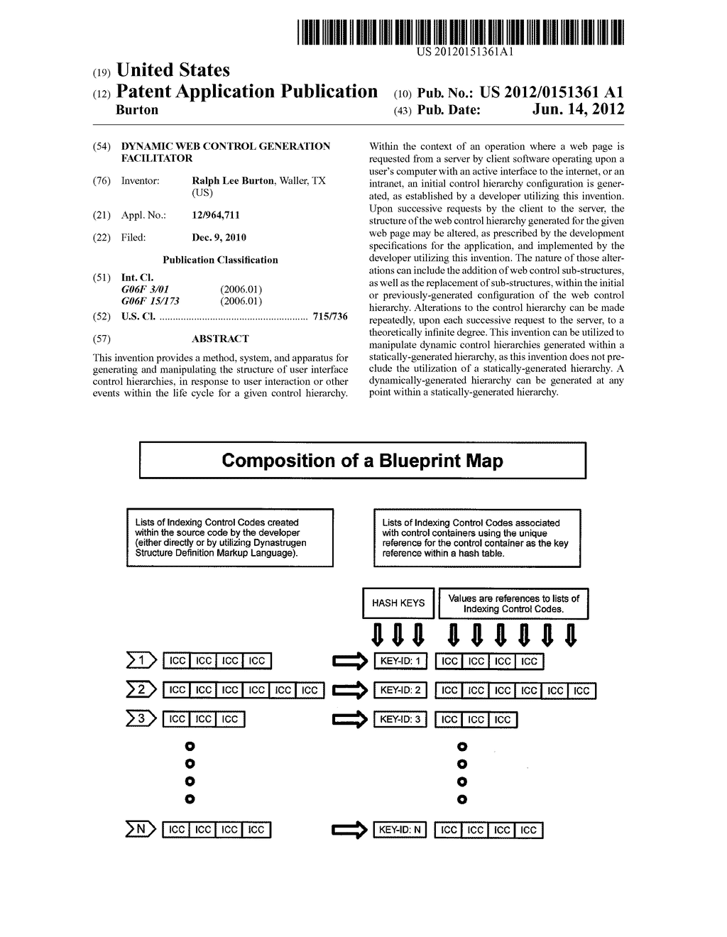 Dynamic Web Control Generation Facilitator - diagram, schematic, and image 01