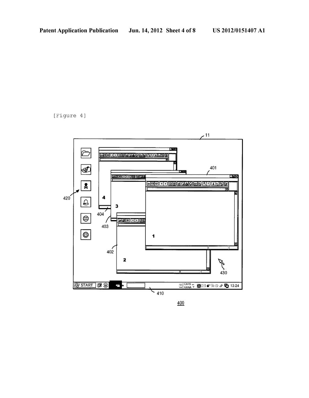 MANIPULATING DISPLAY OF MULTIPLE DISPLAY OBJECTS - diagram, schematic, and image 05