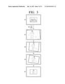 METHOD FOR PROVIDING A USER INTERFACE USING MOTION AND DEVICE ADOPTING THE     METHOD diagram and image