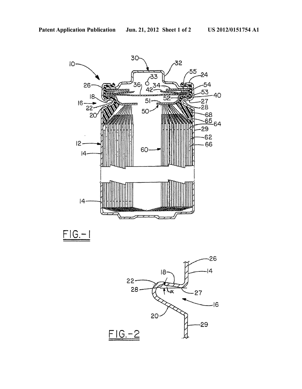 Closure Assembly with Low Vapor Transmission for Electrochemical Cell - diagram, schematic, and image 02