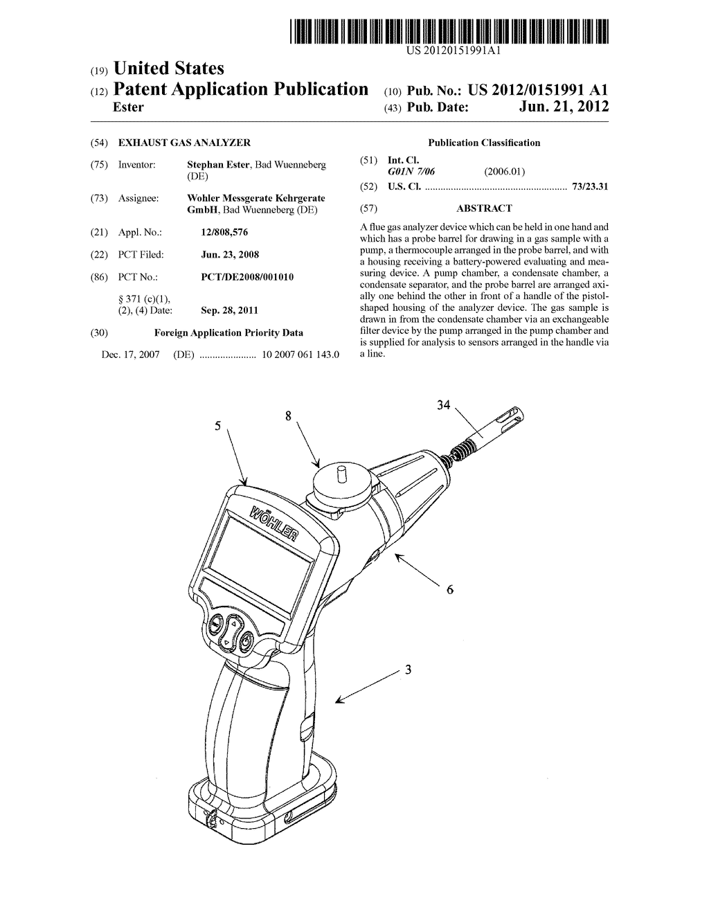 Exhaust Gas Analyzer - diagram, schematic, and image 01