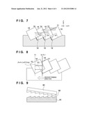 METHOD OF MANUFACTURING BLAZED DIFFRACTIVE GRATING AND METHOD OF     MANUFACTURING MOLD FOR MANUFACTURING BLAZED DIFFRACTIVE GRATING diagram and image