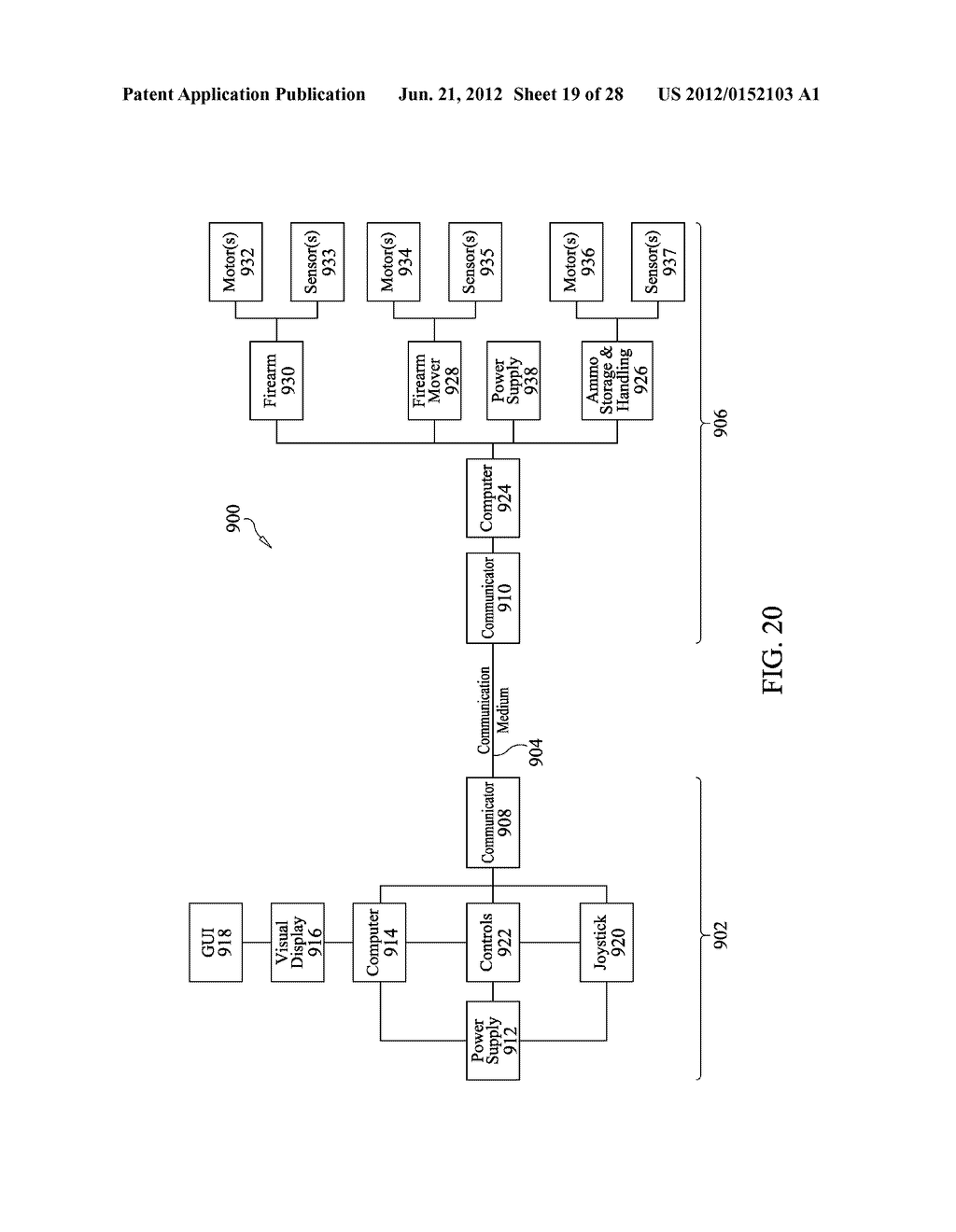 AUTOMATICALLY-RELOADABLE, REMOTELY-OPERATED WEAPON SYSTEM HAVING AN     EXTERNALLY-POWERED FIREARM - diagram, schematic, and image 20