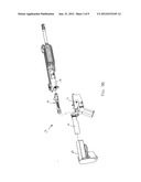 Self loading firearm bolt carrier with integral carrier key and angled     strike face diagram and image