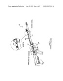 Self loading firearm bolt carrier with integral carrier key and angled     strike face diagram and image