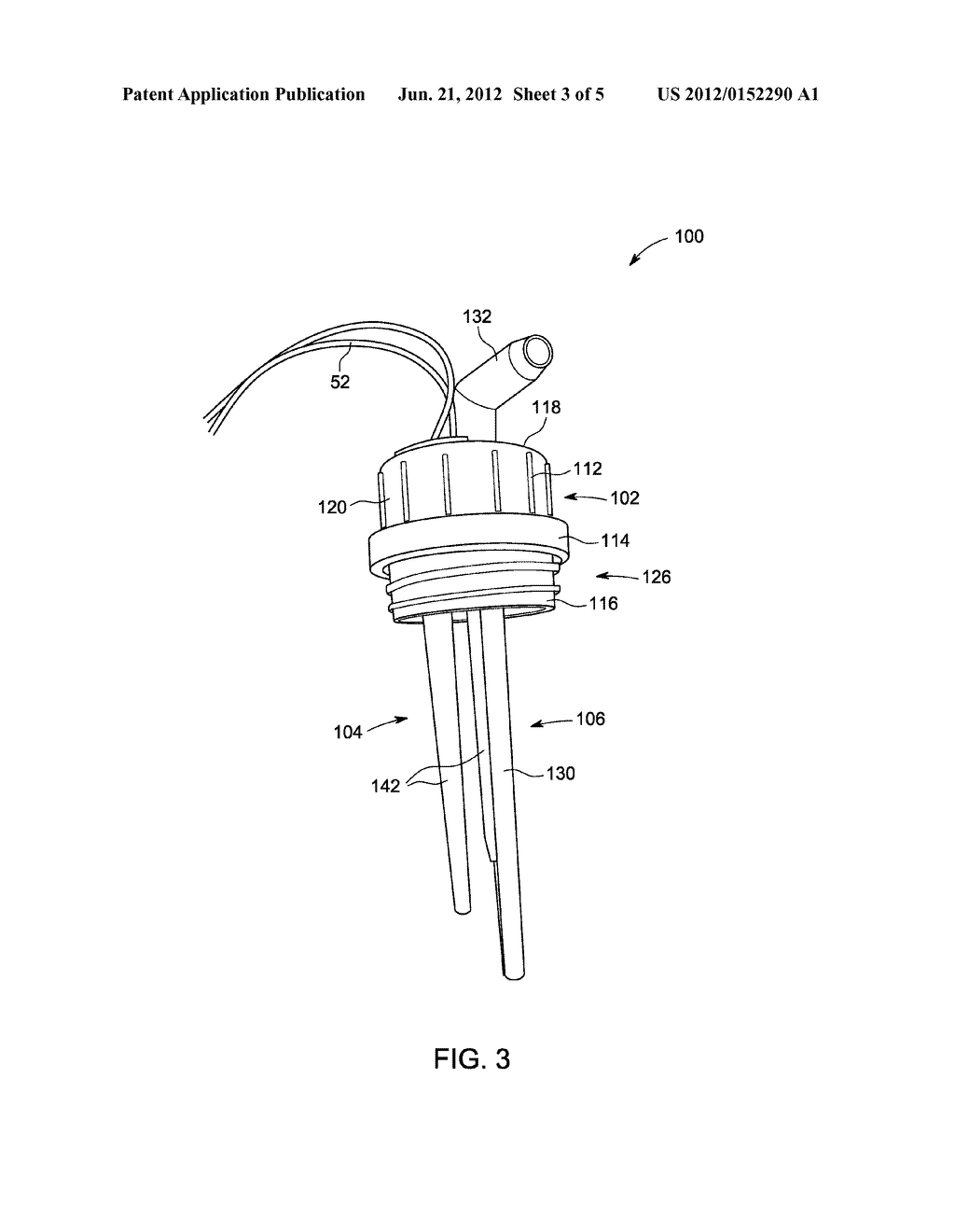 PORT ASSEMBLY FOR USE WITH A CLEANING DEVICE AND METHOD FOR ASSEMBLING THE     SAME - diagram, schematic, and image 04