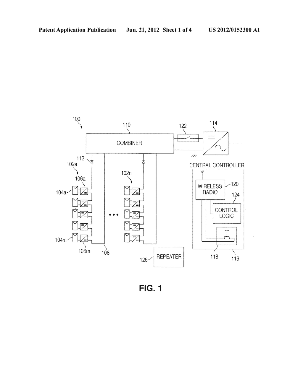 Use of photovoltaic array string wiring as antenna and transmission line     for wired and wireless data communications - diagram, schematic, and image 02