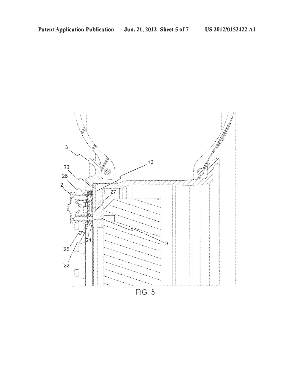 APPARATUS AND SYSTEMS FOR INTEGRATION OF A CENTRAL TIRE INFLATION SYSTEM     MANIFOLD INTO A WHEEL - diagram, schematic, and image 06