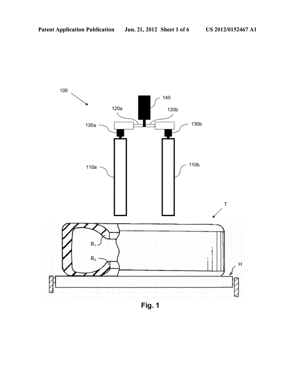 APPARATUS AND METHOD FOR PREPARING A TIRE FOR MOUNTING - diagram, schematic, and image 02