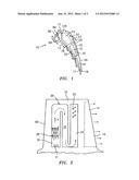 PERIPHERAL MICROCIRCUIT SERPENTINE COOLING FOR TURBINE AIRFOILS diagram and image