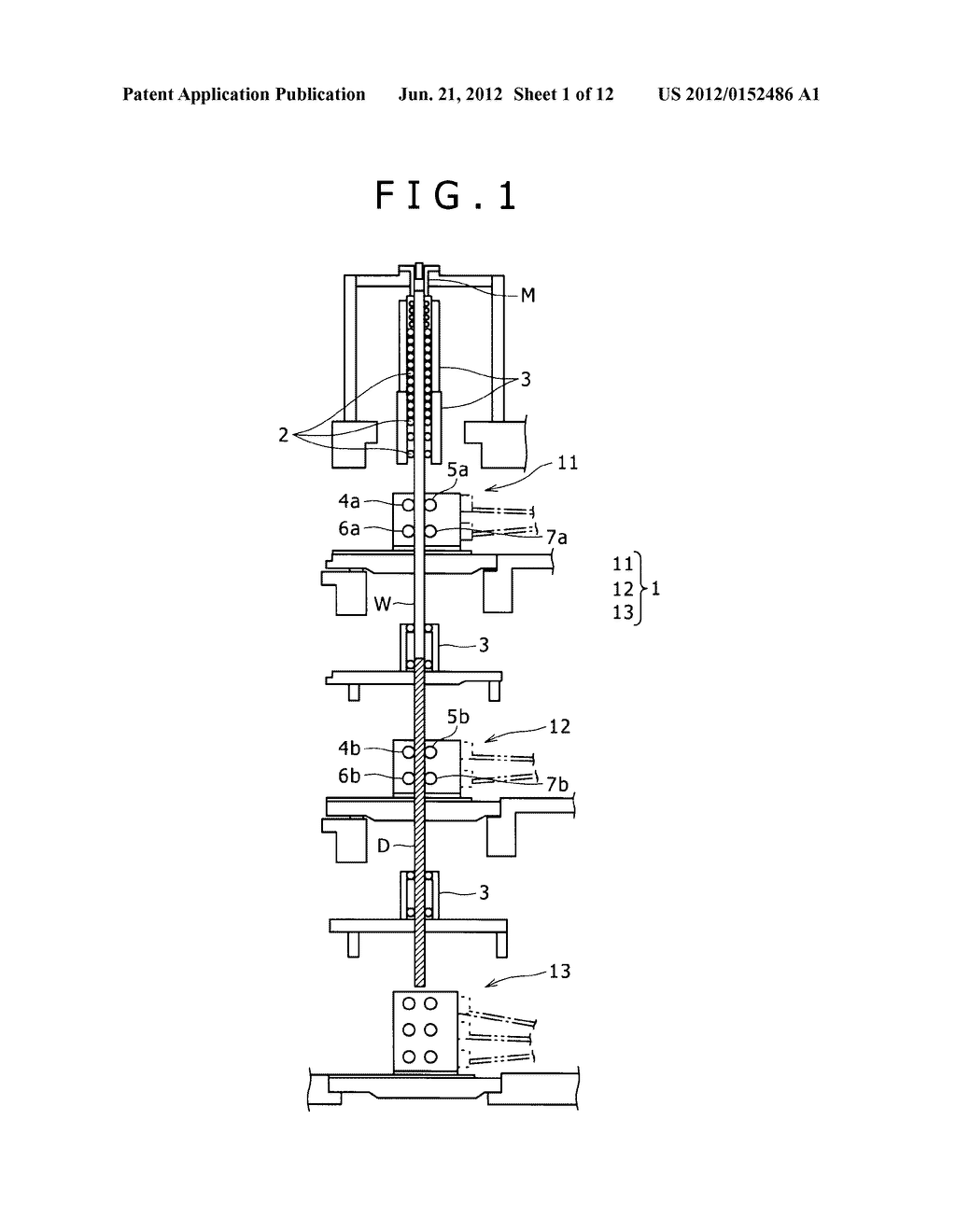 CAST STRIP WITHDRAWING APPARATUS FOR CONTINUOUS CASTING FACILITY - diagram, schematic, and image 02