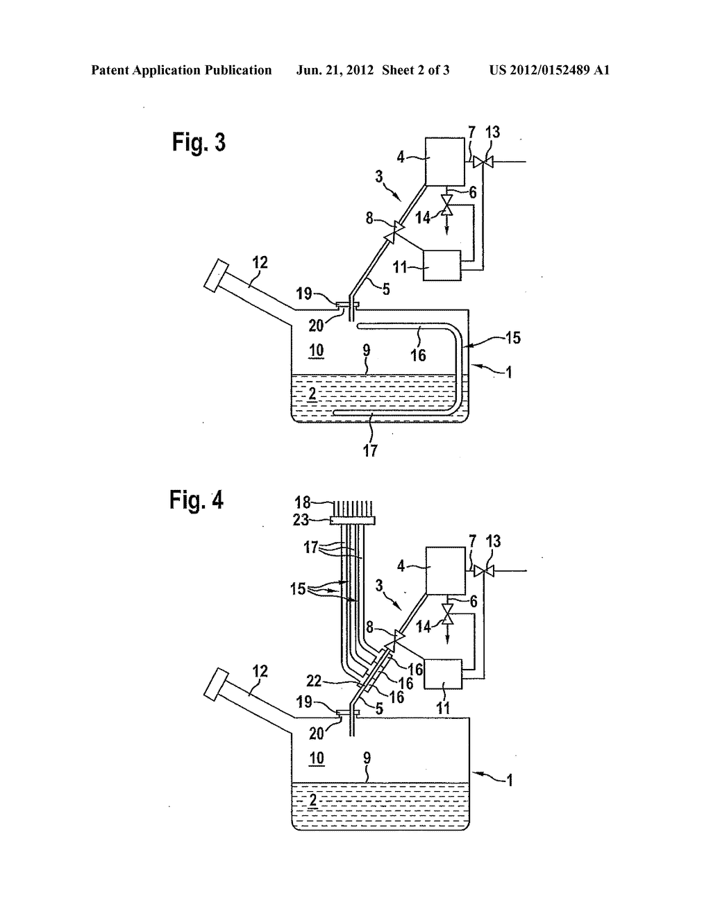 Device for cooling and condensing fuel vapors - diagram, schematic, and image 03