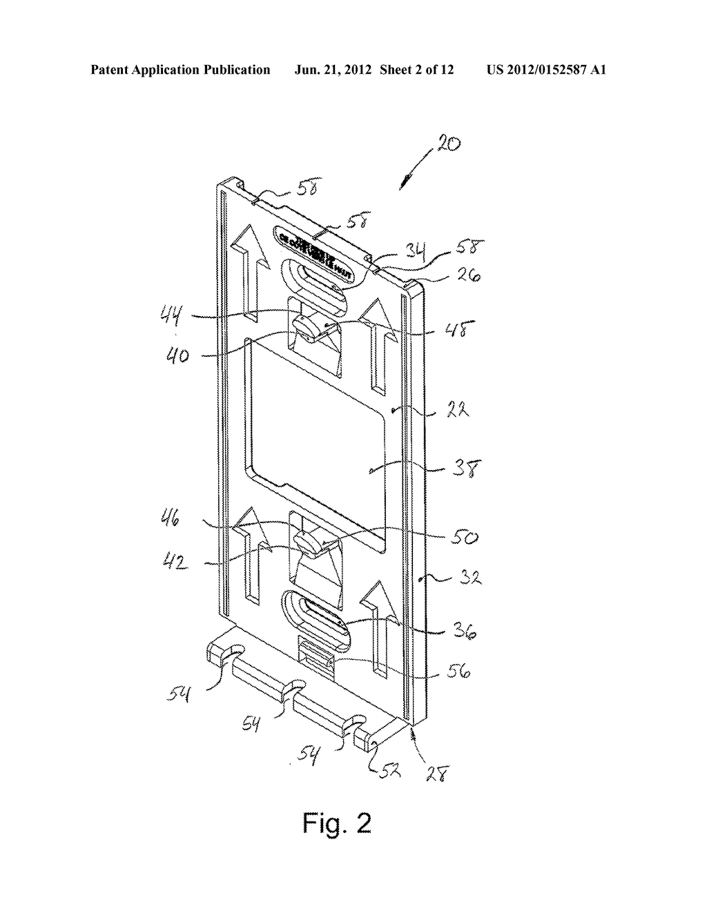 Wall Plate and Method of Use Thereof - diagram, schematic, and image 03