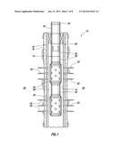 PERFORATING STRING WITH LONGITUDINAL SHOCK DE-COUPLER diagram and image