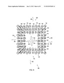 ATTENUATORS, ARRANGEMENTS OF ATTENUATORS, ACOUSTIC BARRIERS AND METHODS     FOR CONSTRUCTING ACOUSTIC BARRIERS diagram and image