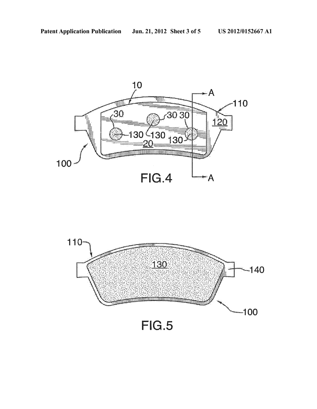 Brake Pad Assembly with Embedded Shim - diagram, schematic, and image 04