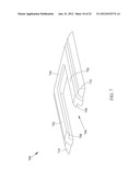 HOLDERS FOR PORTABLE MEMORY CARDS AND METHODS FOR MANUFACTURING SAME diagram and image