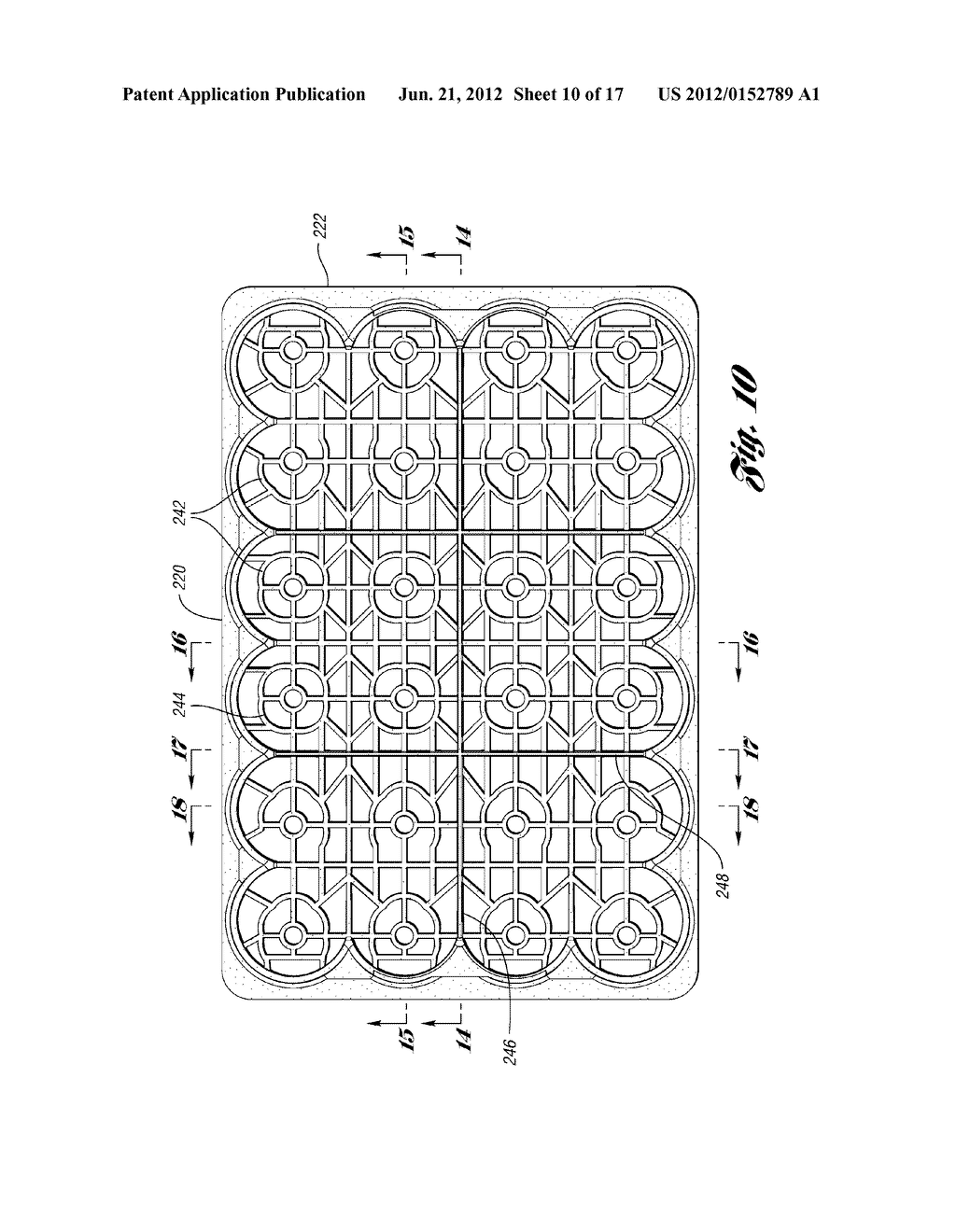 NESTABLE CRATE FOR CONTAINERS - diagram, schematic, and image 11