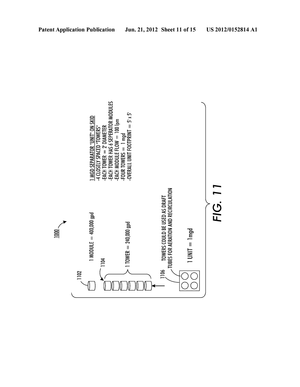 MEMBRANE BIOREACTOR (MBR) AND MOVING BED BIOREACTOR (MBBR) CONFIGURATIONS     FOR WASTEWATER TREATMENT - diagram, schematic, and image 12