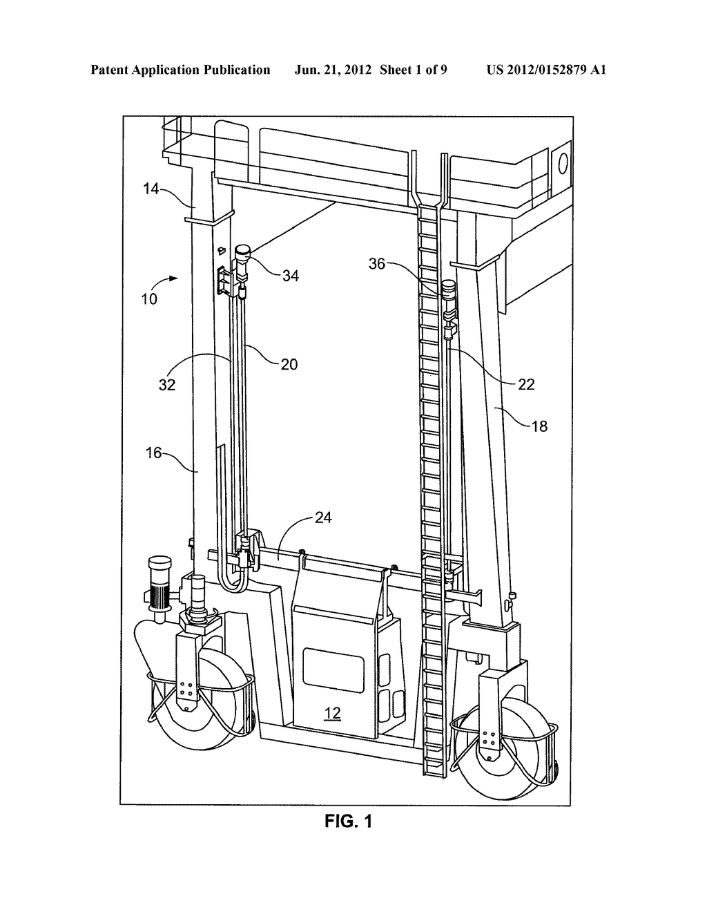 Screw-Driven Vertically-Elevating Cab - diagram, schematic, and image 02