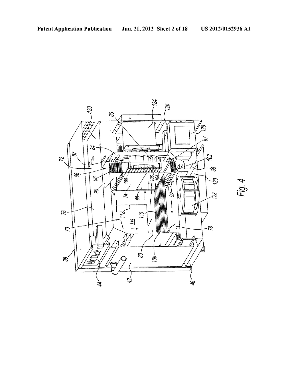 IMPINGEMENT/CONVECTION/MICROWAVE OVEN AND METHOD - diagram, schematic, and image 03