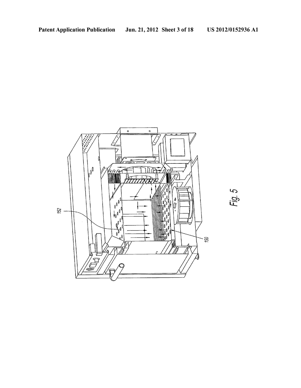 IMPINGEMENT/CONVECTION/MICROWAVE OVEN AND METHOD - diagram, schematic, and image 04