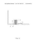 ENCLOSURE HAVING DETACHABLE NUTS diagram and image