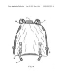 Multi-member pack system for more evenly distributing weight on the upper     body and hips diagram and image