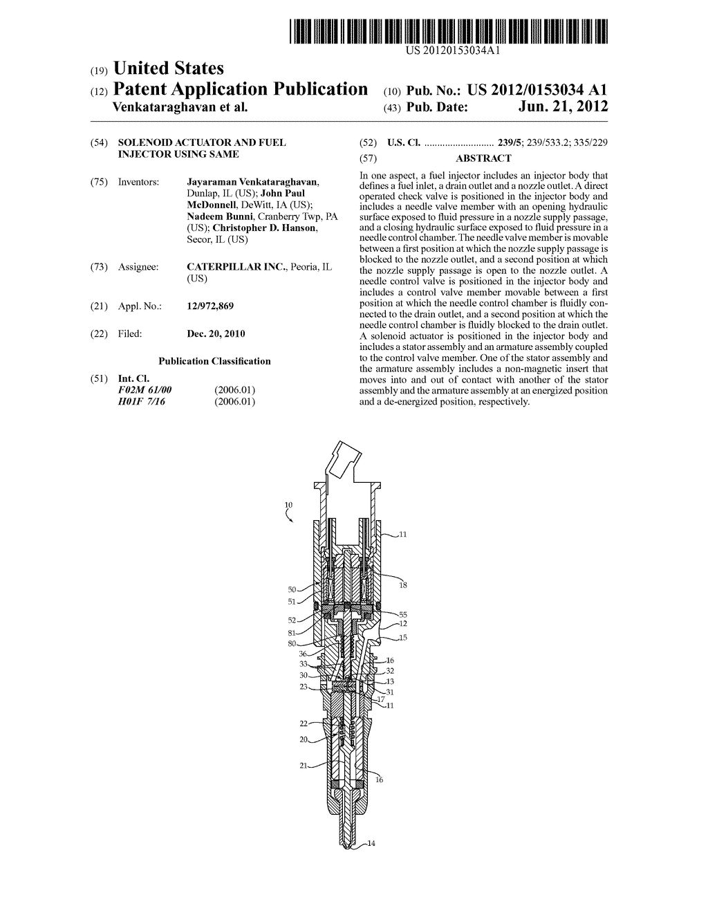 Solenoid Actuator And Fuel Injector Using Same - diagram, schematic, and image 01