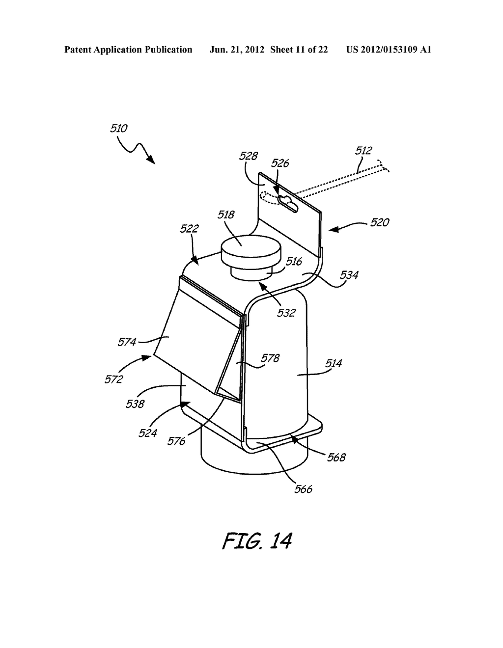 Hang Tab and Product Tag Assembly, and Method of Use - diagram, schematic, and image 12