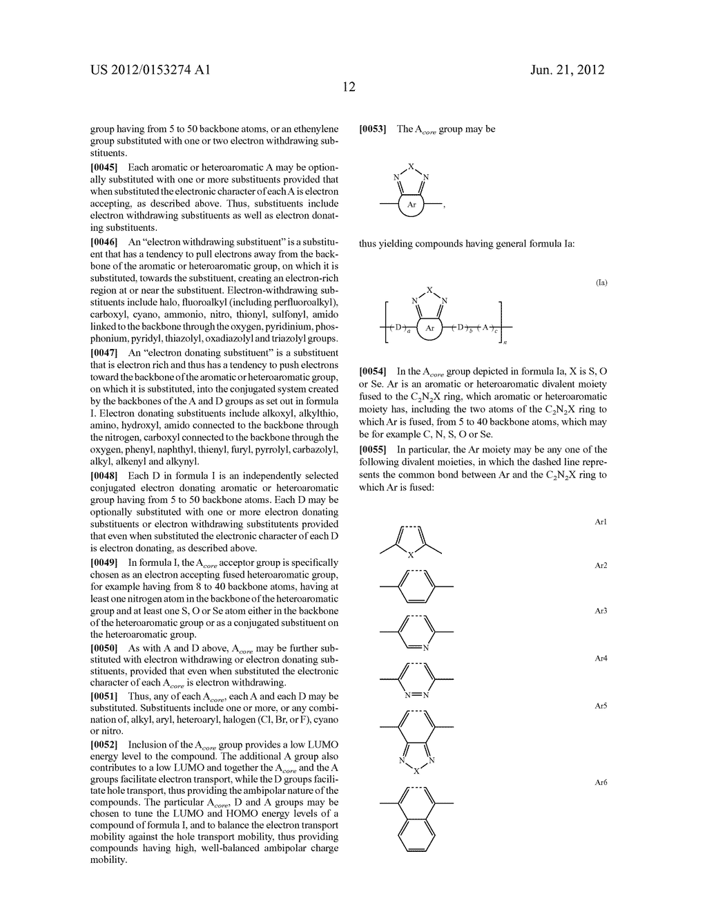 AMBIPOLAR POLYMERIC SEMICONDUCTOR MATERIALS AND ORGANIC ELECTRONIC DEVICES - diagram, schematic, and image 17